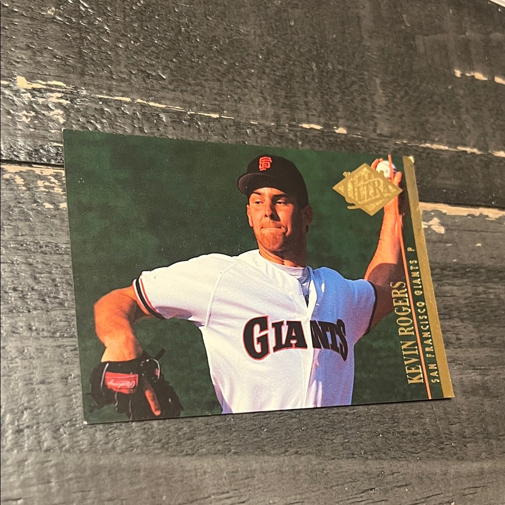 Kevin Rogers San Francisco Giants Baseball Card